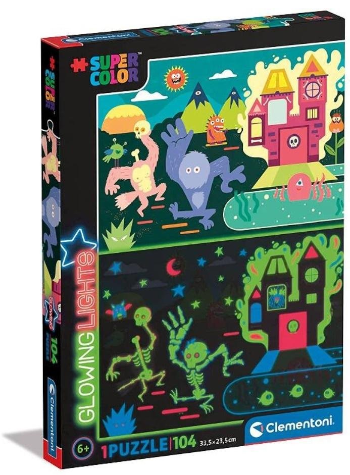 Puzzle 104 Super Color Glowing Monsters