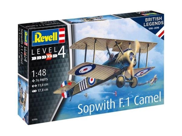 Revell Brytyjskie legendy: Samolot Sopwith F.1 Camel 03906