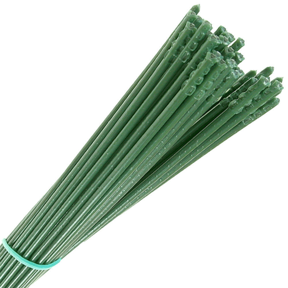 Drut Wyrobowy Łodyga do Kwiatów Zielony 50szt 28cm