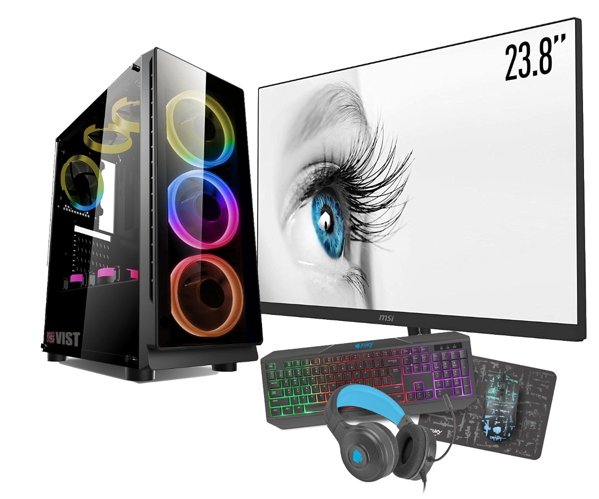 Vist Komputer Vist RGB VR6 Ryzen 3 1200 32 GB GTX 1650 512 GB M.2 PCIe Windows 10 Pro VI744