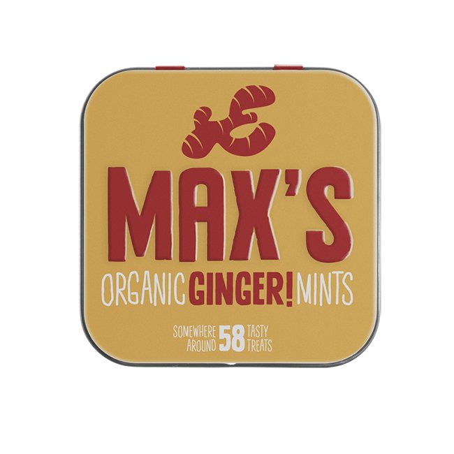 Max's Organic Miętuski imbirowe Ginger Mints 35g BIO