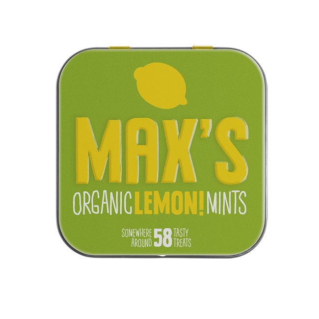 Max's Organic Miętuski cytrynowe Lemon Mints 35g BIO