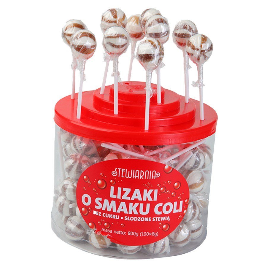Stewiarnia Lizaki o smaku coli bez cukru, 800g