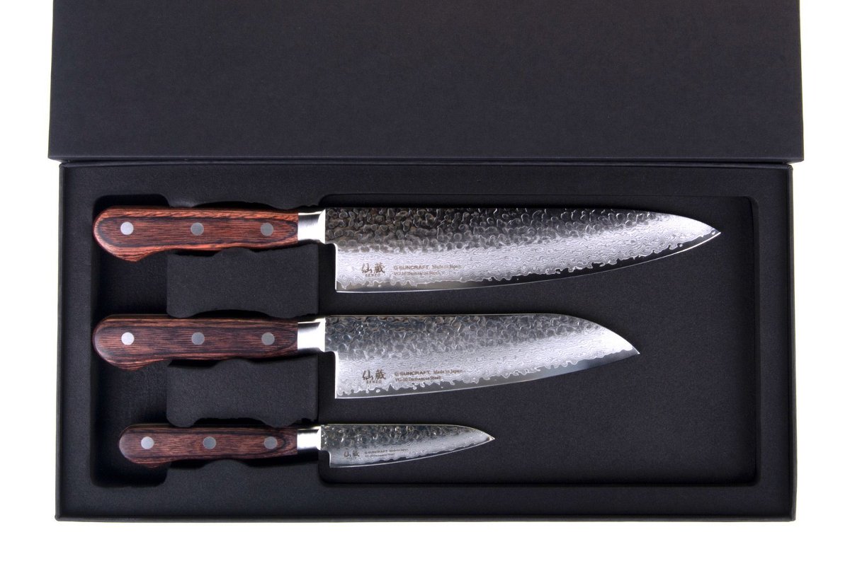 Suncraft Zestaw noży Senzo Universal w pudełku ozdobnym [FT_030106]