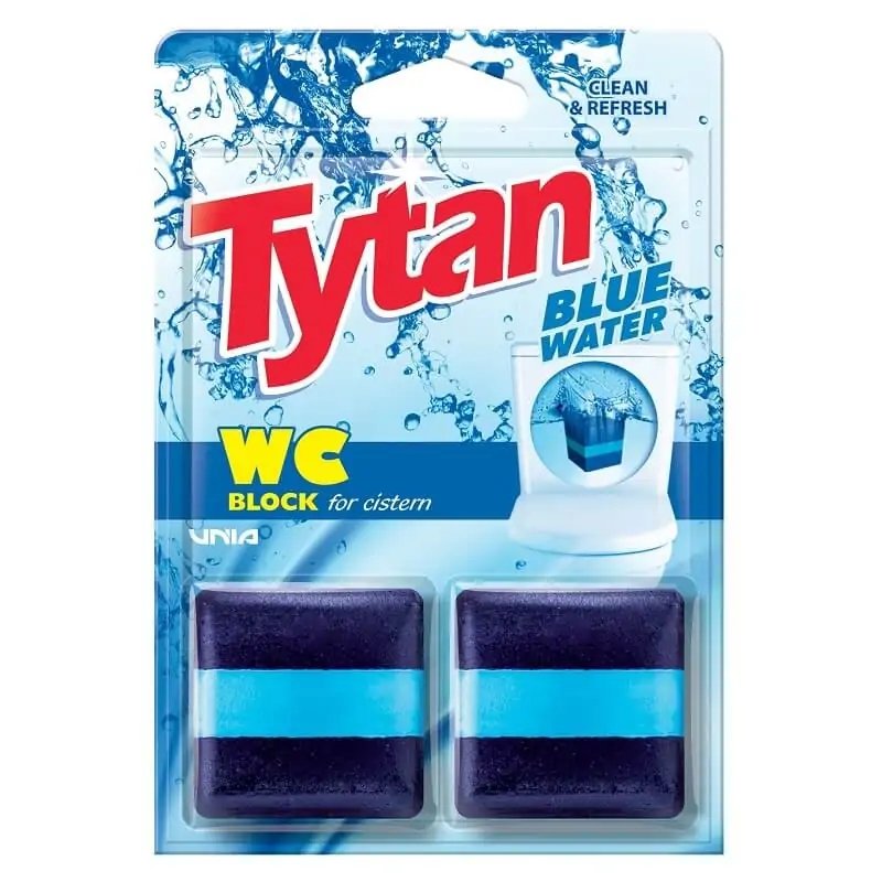 Tyatn Kostka do spłuczki barwiąca wodę Blue Water