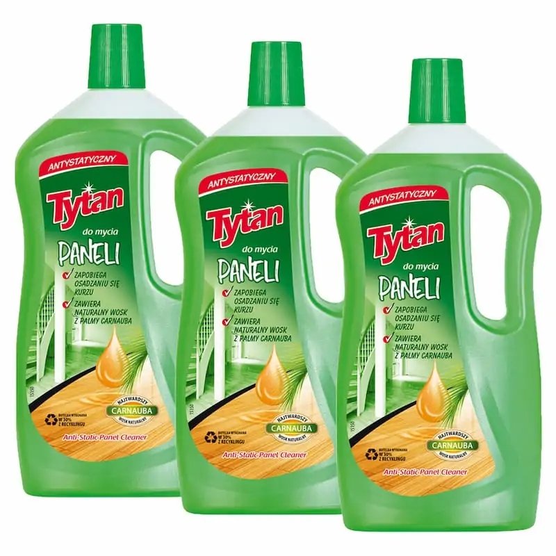 3 x płyn do mycia paneli antystatyczny Tytan 1,0kg