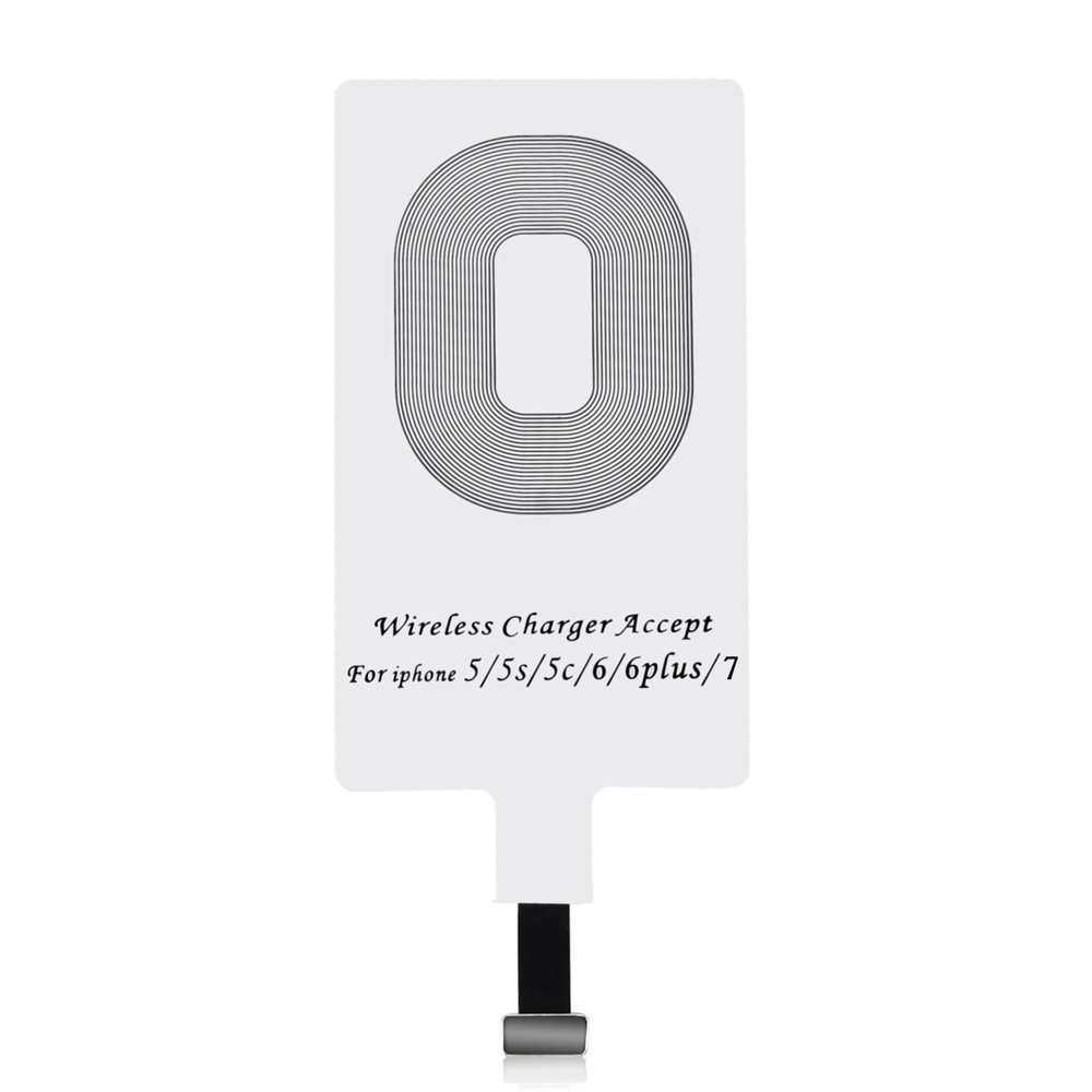 Choetech Choetech adapter do bezprzewodowego ładowania Qi Lightning wkładka indukcyjna biały (WP-IP) WP-IP