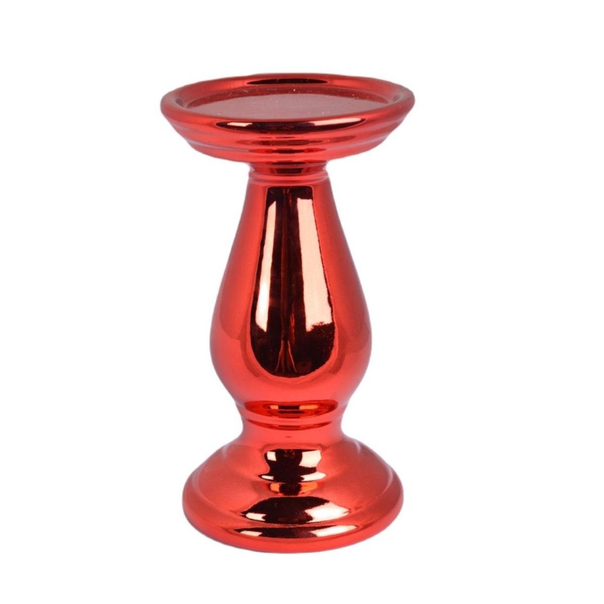 Czerwony lichtarz — świecznik Umowero 16 cm