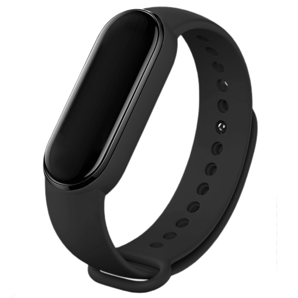 Pasek Opaska Jednolita Do Xiaomi Mi Band 5/6 (czarny)