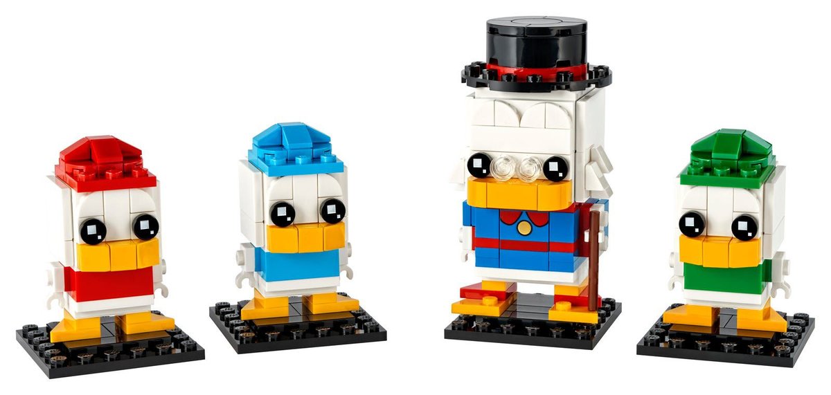 LEGO BrickHeadz - Sknerus McKwacz, Hyzio, Dyzio i Zyzio 40477