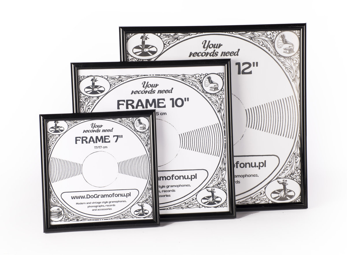 Mix 3 ramek na płyty winylowe PVC