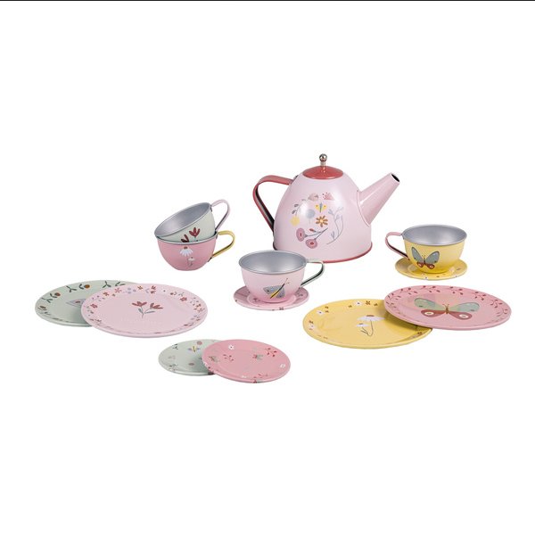 Little Dutch Little Dutch Little Dutch Zestaw Tea Set Flowers Butterflies 13 Elementów 2007675