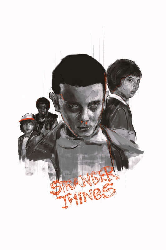 Stranger Things - plakat premium 90x120 cm