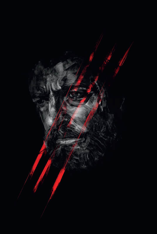 Logan Wolverine - plakat premium 100x140 cm