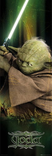 Plakat, Star Wars Gwiezdne Wojny - Yoda, 53x158 cm