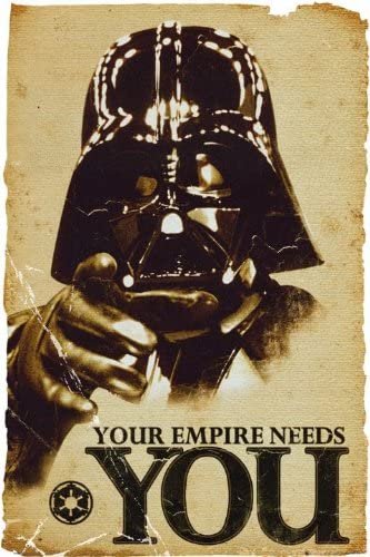 Plakat, Star Wars Gwiezdne Wojny - Empire Needs You, 61x91,5 cm