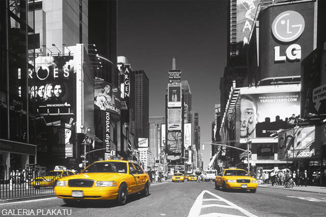 Reinders Times Square, New York (Yellow Cab) - plakat HR17036