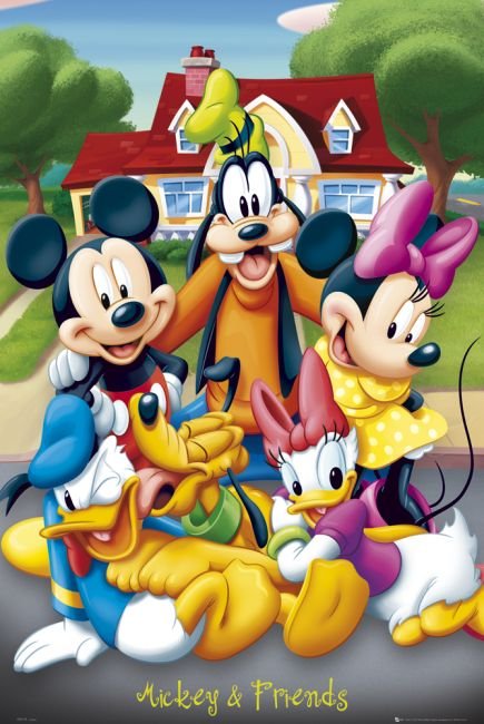 Plakat, Myszka Miki i Przyjaciele - Disney Mickey Mouse, 61x91,5 cm