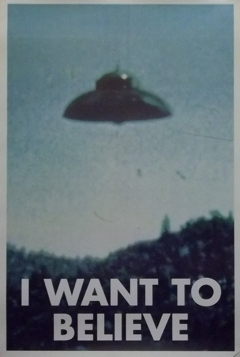 Close, Plakat, CLOSE, x Files I Want to Believe - UFO, 61x91,5 cm