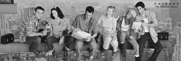 GBeye Friends, Przyjaciele na belce - plakat 158x53 (DP0536)