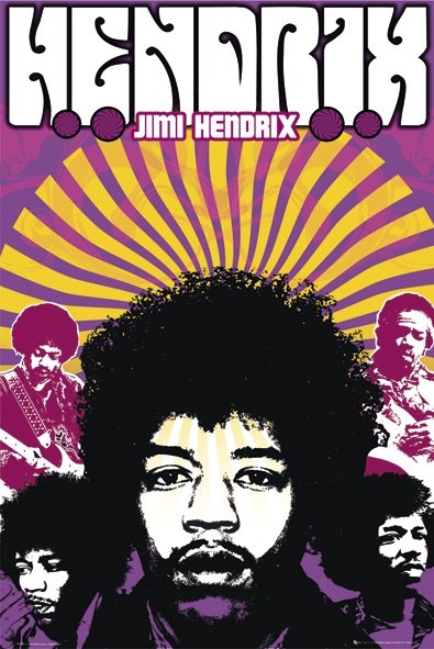 Plakat, Jimi Hendrix Legend, 61x91,5 cm