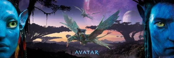 Avatar Krajobraz - plakat 158x53 cm