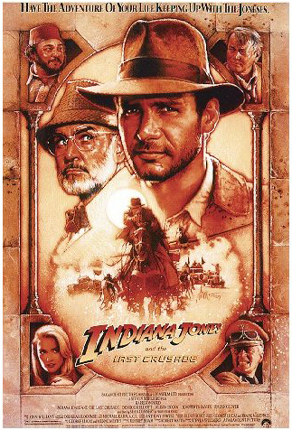 Close, Plakat, CLOSE, Indiana Jones i Ostatnia Krucjata, 68,5x101,5 cm