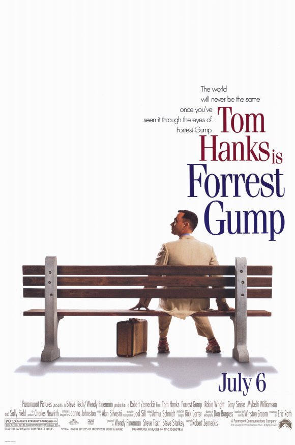 Closeup Forrest Gump - Tom Hanks, Gary Sinese - plakat NW0039