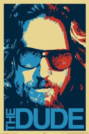 Closeup The Big Lebowski - The Dude - plakat NW0105