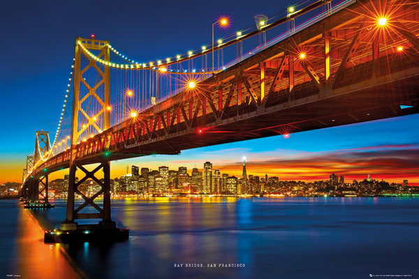 GBeye San Francisco Wielki Most - plakat PH0480