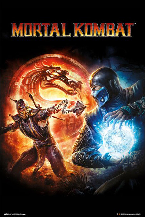 Close, Plakat, CLOSE, Mortal Kombat Finish Him, 61x91,5 cm