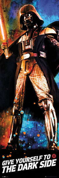 Plakat, Star Wars Gwiezdne Wojny Vader Give yourself to the dark side, 53x158 cm