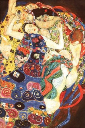 Closeup Gustav Klimt Dziewica (The Virgin) - plakat NW0137