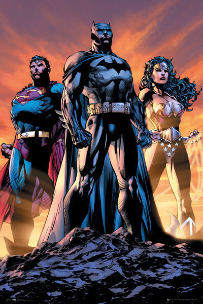 DC Comics Liga Sprawiedliwości Trio - plakat 61x91,5 cm