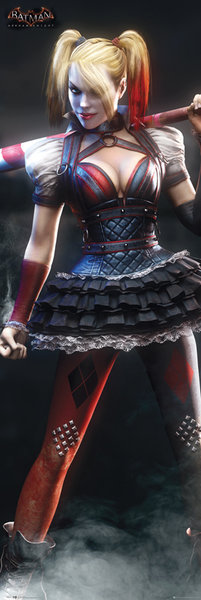Batman Arkham Knight Harley Quinn - plakat 53x158 cm