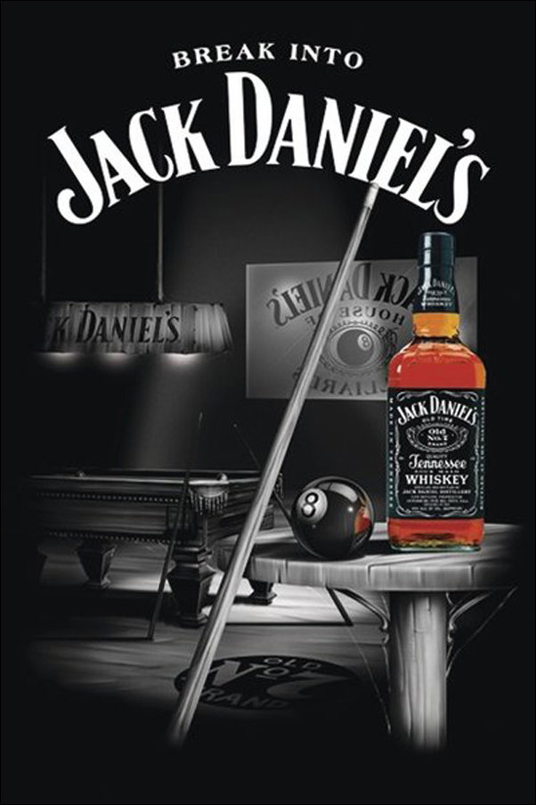 Close, Plakat, CLOSE, Jack Daniels Etykieta, 61x91,5 cm