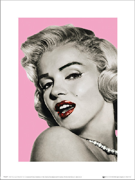 Plakat, Marilyn Monroe Lips, 30x40 cm