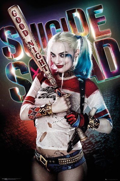 Plakat, Legion Samobójców Harley Quinn Good Night, 61x91,5 cm