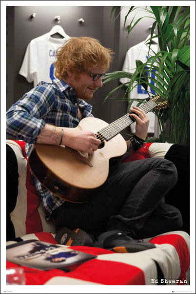 GBeye Ed Sheeran z gitarą Wembley - plakat z piosenkarzem 61x91,5 LP2100