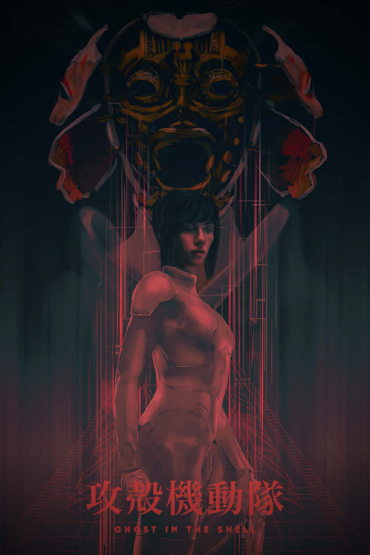 Plakat, Ghost In The Shell, 20x30 cm