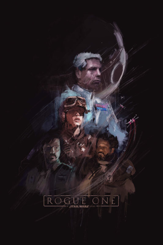 Plakat, Star Wars Gwiezdne Wojny Łotr 1 Dowódcy, 21x29,7 cm