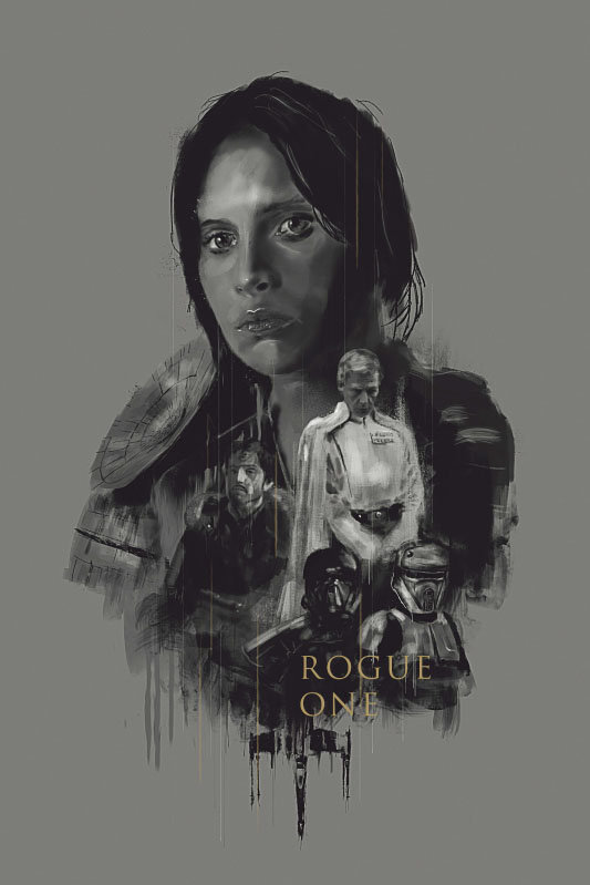 Plakat, Star Wars Gwiezdne Wojny Łotr 1, 21x29,7 cm