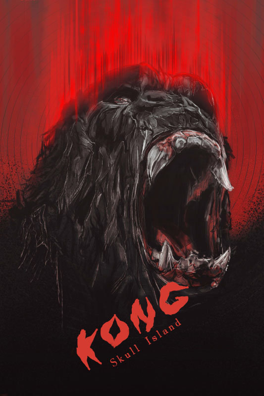 Plakat, Kong Wyspa Czaszki, 42x59,4 cm