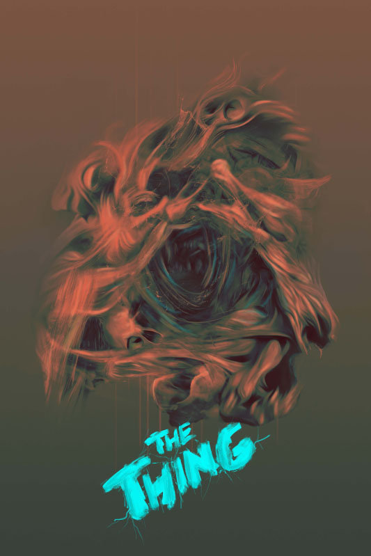 Plakat, The Thing Coś, 30x40 cm