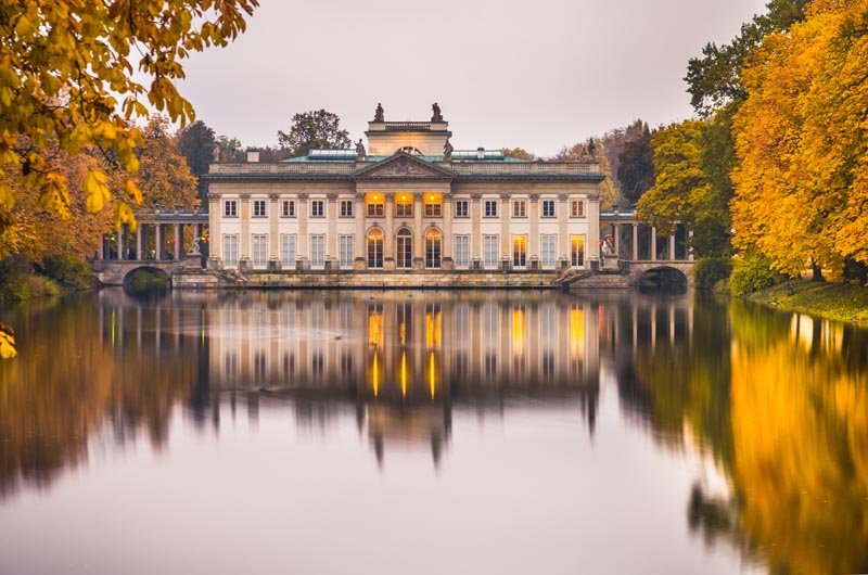 Plakat, Warszawa Pałac na Wodzie Jesienny Pałac, 91,5x61 cm