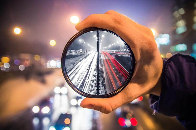 Plakat, Warszawa w obiektywie Światła miasta, 29,7x21 cm