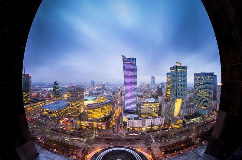 Plakat, Oko na Warszawę, 100x70 cm