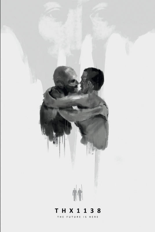 Plakat, THX 1138, 50x70 cm
