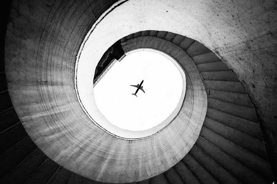 Plakat, Warszawa Schody, 70x50 cm