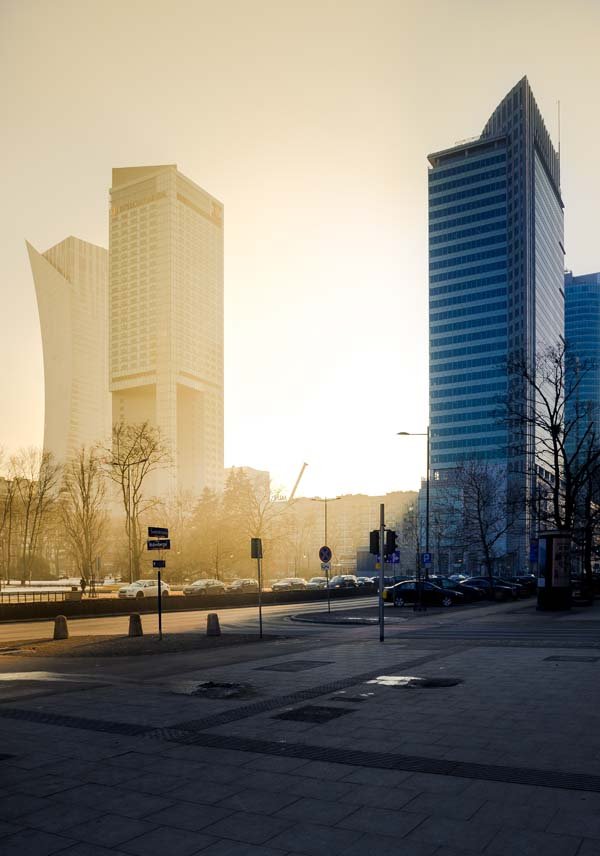 Plakat, Warszawa Ciepło Zimno, 30x40 cm